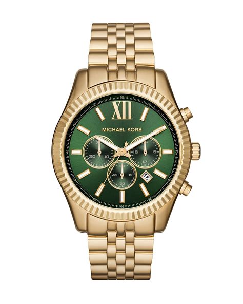 green mk watch